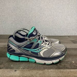 Saucony Men's Athletic Running Shoes - Gray, Teal, Navy